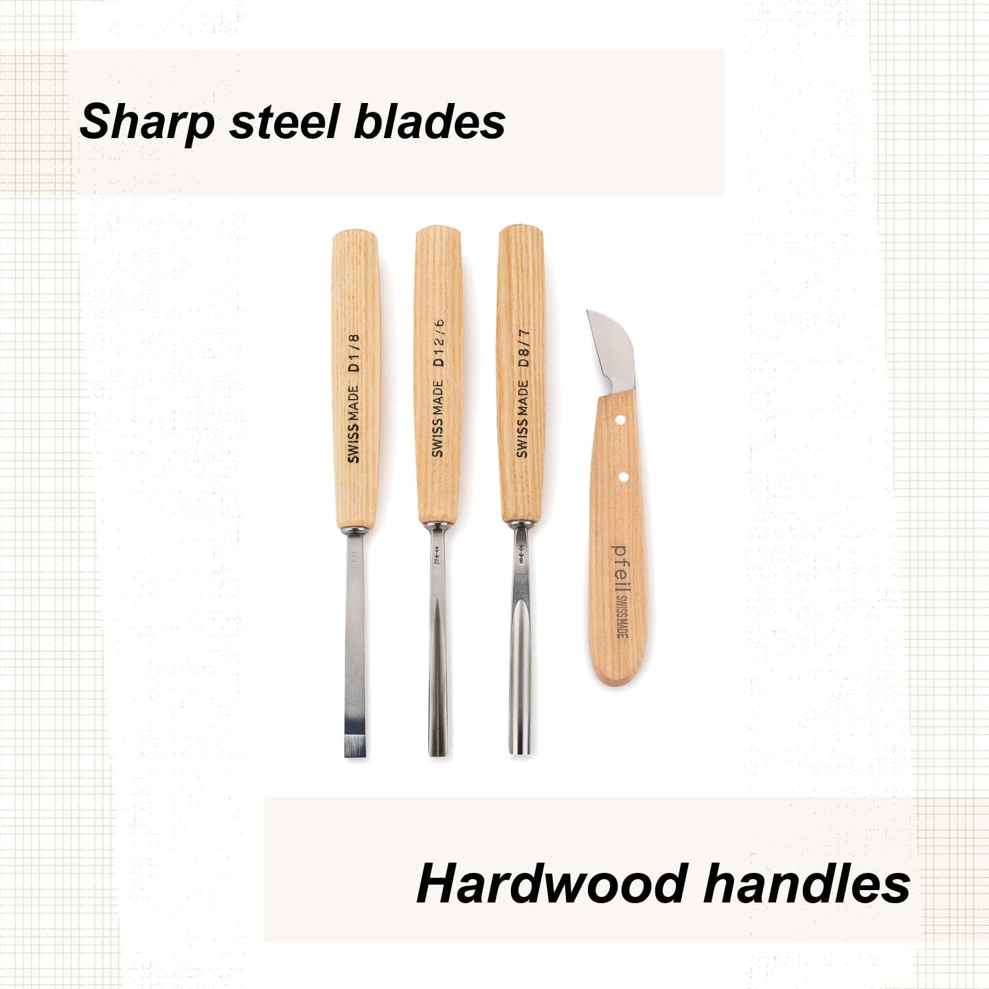 Amazon.com: Pfeil Swiss made Intermediate Set of 4 Tools : Arts
